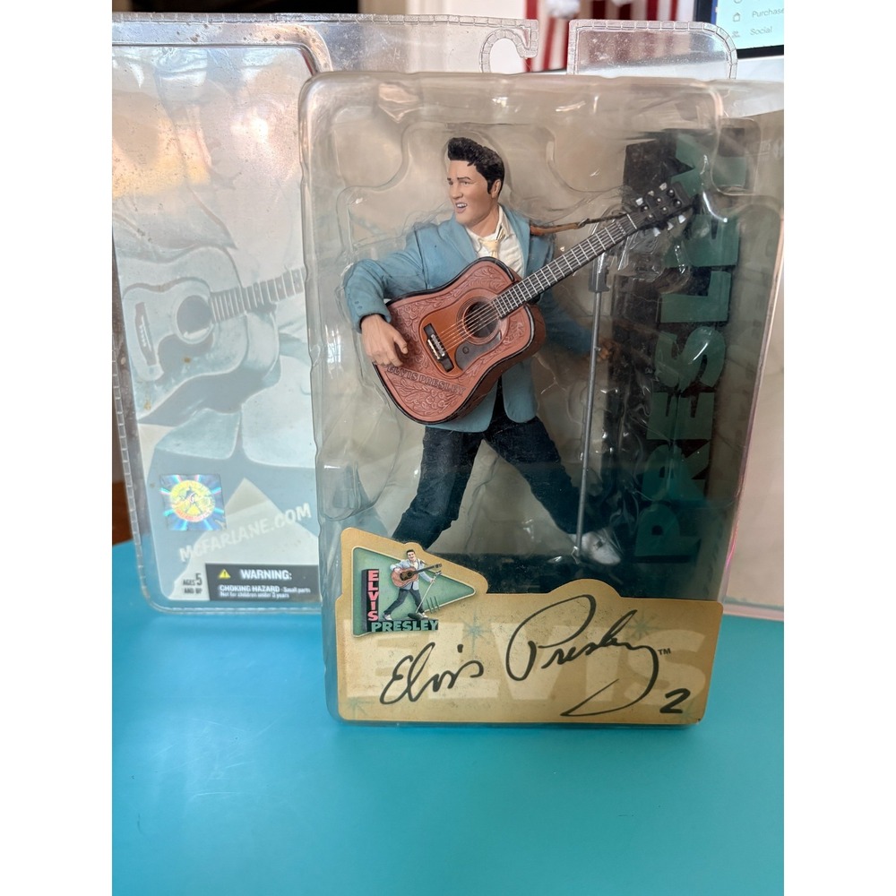 2004 McFarlane Toys Elvis Presley 2 Action Figure Toy 50th Anniversary Sealed